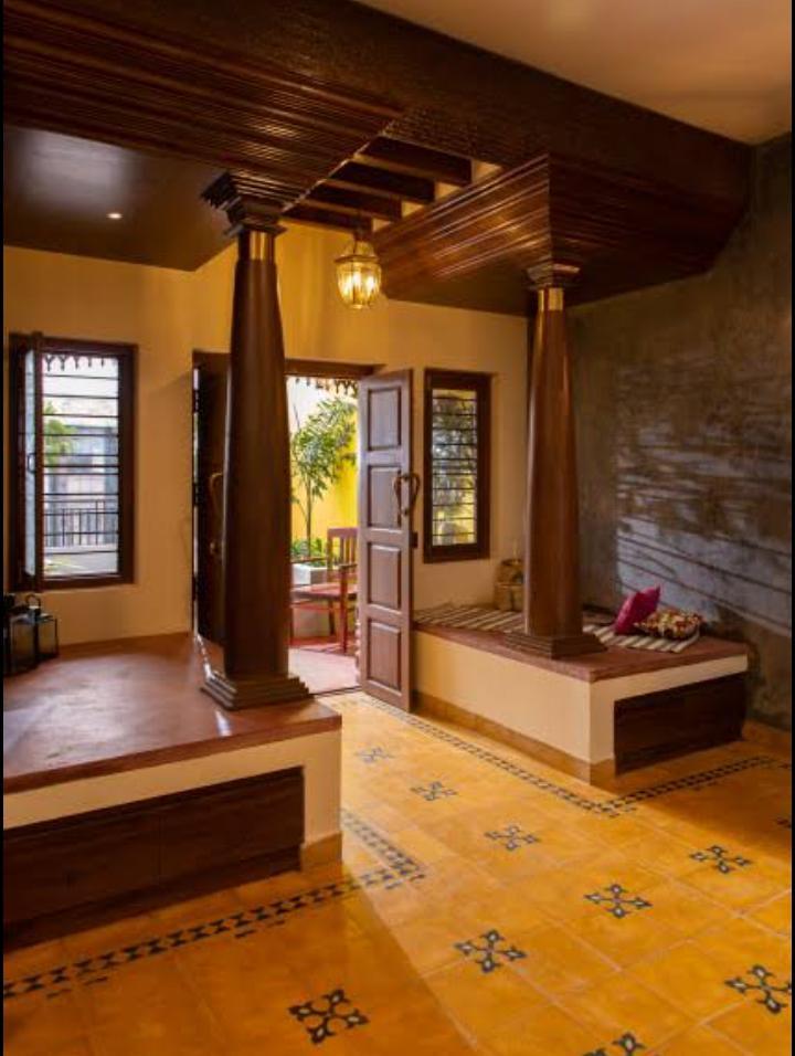 Directional Motif Athangudi Tiles - bharatnatural