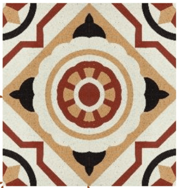 Serene Swirl Heritage Tiles - bharatnatural