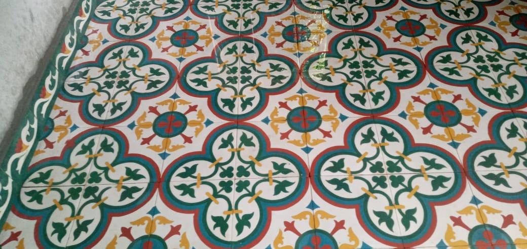 Bloomdale Athangudi  Tiles