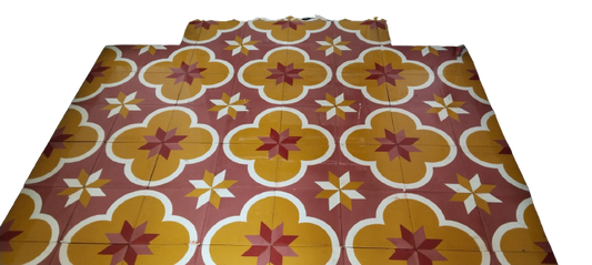 Cloudy Diamond Athangudi Tiles