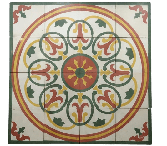 Enchanted Ringed Athangudi Tiles