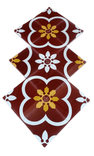 Flower Arc Athangudi Tiles