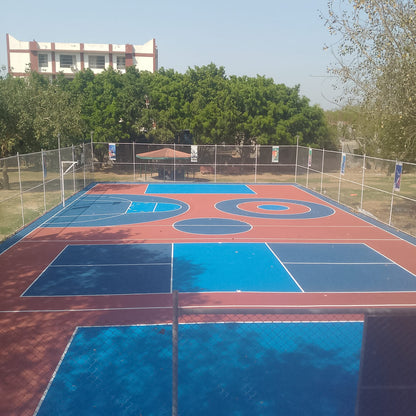 Synthetic Acrylic Sports Flooring - Durable & Weather Resistant