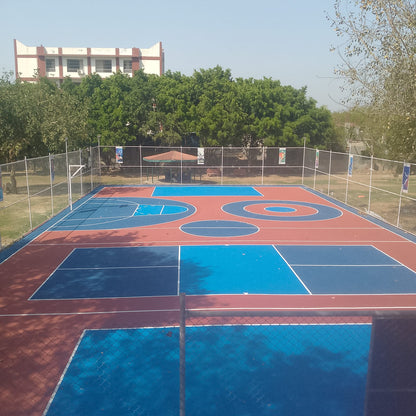 Synthetic Acrylic Sports Flooring - Durable & Weather Resistant