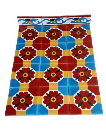 Nava Pushpam Athangudi Tiles