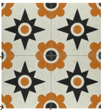 Radiant Sunburst Heritage Tiles