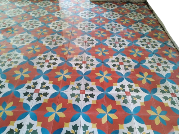 Tonal Unity Athangudi Tiles