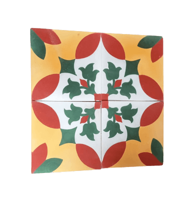 Unified Flower Athangudi Tiles