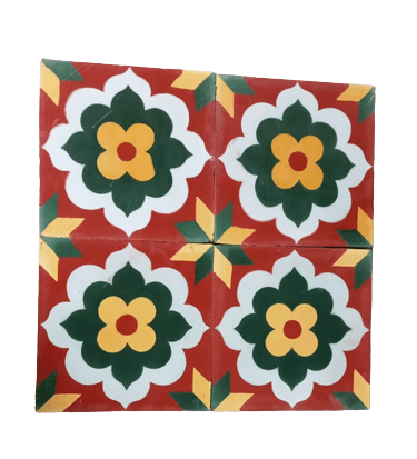 Unity Flower Athangudi Tiles