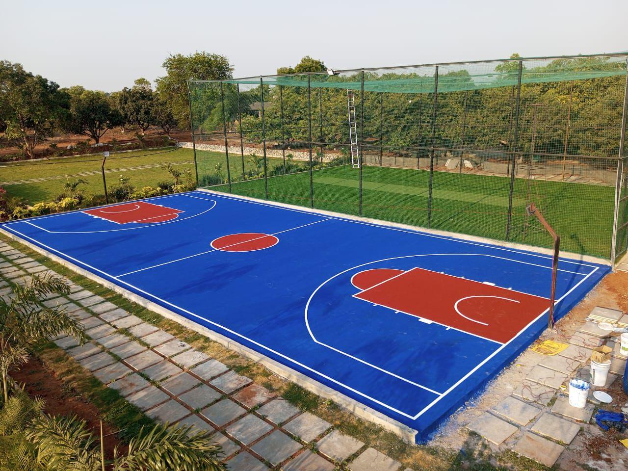 Acrylic ( Synthetic) All Weather Sports Floorings