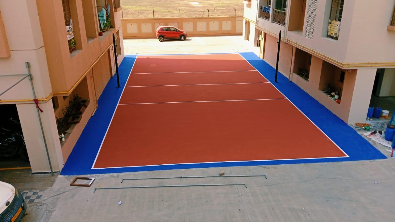 Acrylic ( Synthetic) All Weather Sports Floorings